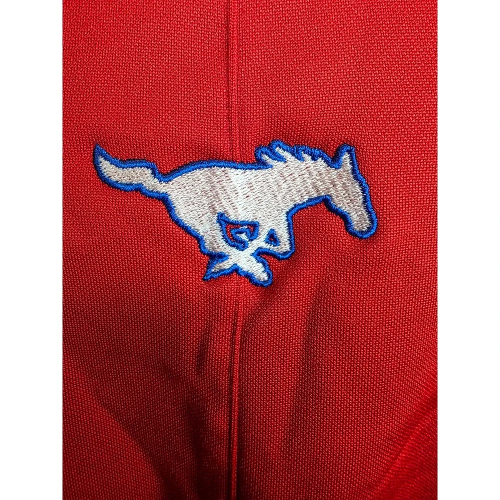 Nike Golf‎ SMU Mustangs Therma-FIT Half Zip Pullover Red Mens Medium Collegiate